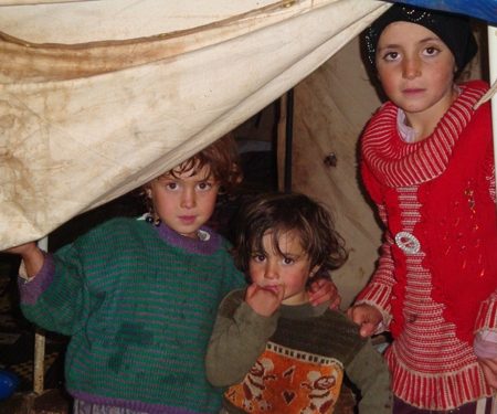 Syrian Children in Camp Atma