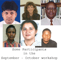 Participants in the 2002 workshop