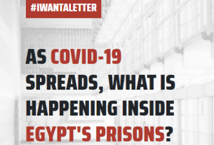 I want a letter - Egypt and covid19 prisoners